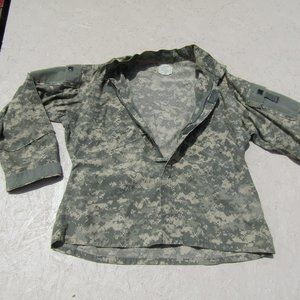 Used ACU camo top with zipper.